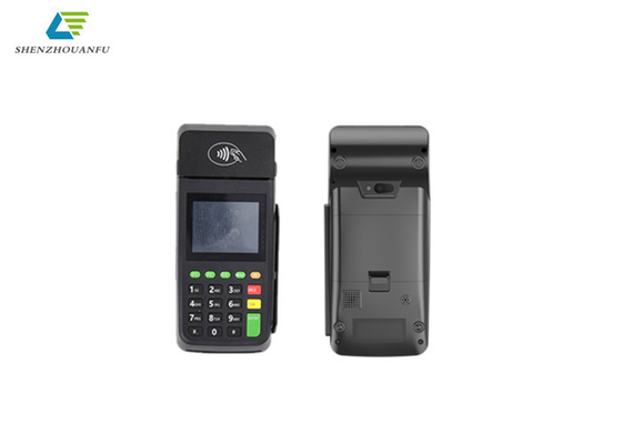 Anfu AF70 มือถือไร้สาย GPRS ฟันสีฟ้า 2.4 นิ้วหน้าจอสัมผัส pos terminal